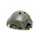 Шлем пластиковый защитный Tactical Base Jump с быстрой затяжкой (Olive) [A.C.M.]